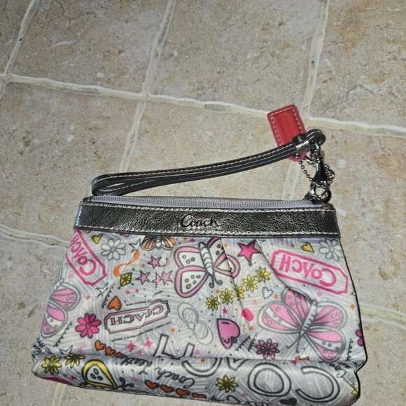 Butterfly Coach Wristlet - Picture 1 of 3